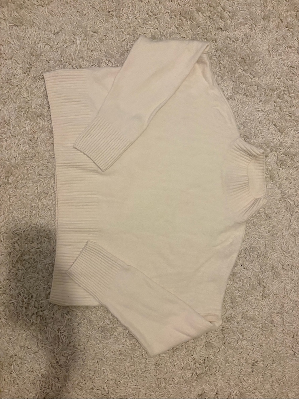 & Other Stories Cream Turtleneck Sweater